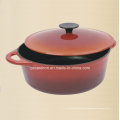 Color Esmalte Cast Iron Casserole panelas para Turquia Braising